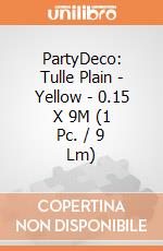 PartyDeco: Tulle Plain - Yellow - 0.15 X 9M (1 Pc. / 9 Lm) giochi