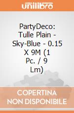 PartyDeco: Tulle Plain - Sky-Blue - 0.15 X 9M (1 Pc. / 9 Lm) giochi