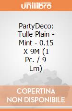 PartyDeco: Tulle Plain - Mint - 0.15 X 9M (1 Pc. / 9 Lm) giochi