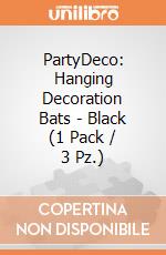 PartyDeco: Hanging Decoration Bats - Black (1 Pack / 3 Pz.) giochi
