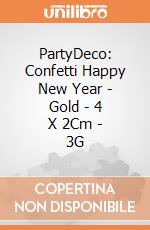 PartyDeco: Confetti Happy New Year - Gold - 4 X 2Cm - 3G giochi