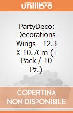 PartyDeco: Decorations Wings - 12.3 X 10.7Cm (1 Pack / 10 Pz.) giochi