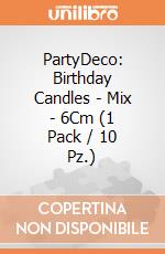 PartyDeco: Birthday Candles - Mix - 6Cm (1 Pack / 10 Pz.) giochi