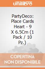 PartyDeco: Place Cards Heart - 9 X 6.5Cm (1 Pack / 10 Pz.) giochi