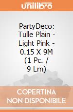 PartyDeco: Tulle Plain - Light Pink - 0.15 X 9M (1 Pc. / 9 Lm) giochi