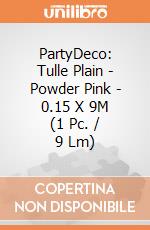 PartyDeco: Tulle Plain - Powder Pink - 0.15 X 9M (1 Pc. / 9 Lm) giochi