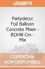 Partydeco: Foil Balloon Concrete Mixer - 81X48 Cm - Mix giochi