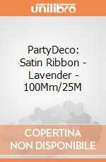 PartyDeco: Satin Ribbon - Lavender - 100Mm/25M giochi