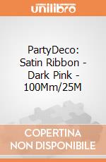 PartyDeco: Satin Ribbon - Dark Pink - 100Mm/25M giochi
