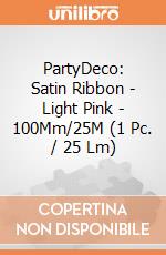 PartyDeco: Satin Ribbon - Light Pink - 100Mm/25M (1 Pc. / 25 Lm) giochi