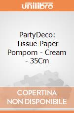 PartyDeco: Tissue Paper Pompom - Cream - 35Cm giochi