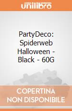 PartyDeco: Spiderweb Halloween - Black - 60G giochi
