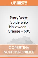 PartyDeco: Spiderweb Halloween - Orange - 60G giochi