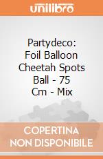 Partydeco: Foil Balloon Cheetah Spots Ball - 75 Cm - Mix giochi