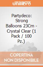 Partydeco: Strong Balloons 23Cm - Crystal Clear (1 Pack / 100 Pz.) giochi