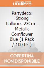 Partydeco: Strong Balloons 23Cm - Metallic Cornflower Blue (1 Pack / 100 Pz.) giochi