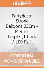 Partydeco: Strong Balloons 23Cm - Metallic Purple (1 Pack / 100 Pz.) giochi