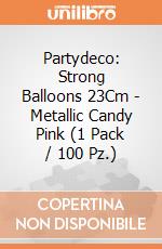 Partydeco: Strong Balloons 23Cm - Metallic Candy Pink (1 Pack / 100 Pz.) giochi