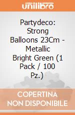 Partydeco: Strong Balloons 23Cm - Metallic Bright Green (1 Pack / 100 Pz.) giochi