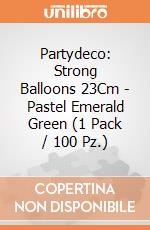 Partydeco: Strong Balloons 23Cm - Pastel Emerald Green (1 Pack / 100 Pz.) giochi