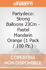 Partydeco: Strong Balloons 23Cm - Pastel Mandarin Orange (1 Pack / 100 Pz.) giochi