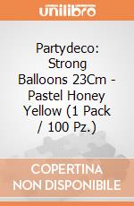 Partydeco: Strong Balloons 23Cm - Pastel Honey Yellow (1 Pack / 100 Pz.) giochi