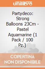 Partydeco: Strong Balloons 23Cm - Pastel Aquamarine (1 Pack / 100 Pz.) giochi