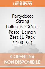 Partydeco: Strong Balloons 23Cm - Pastel Lemon Zest (1 Pack / 100 Pz.) giochi