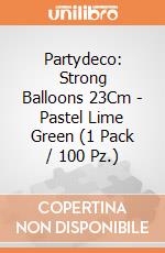 Partydeco: Strong Balloons 23Cm - Pastel Lime Green (1 Pack / 100 Pz.) giochi