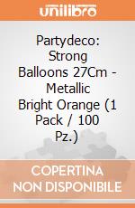 Partydeco: Strong Balloons 27Cm - Metallic Bright Orange (1 Pack / 100 Pz.) giochi