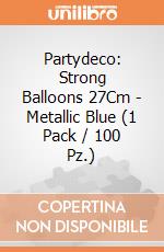 Partydeco: Strong Balloons 27Cm - Metallic Blue (1 Pack / 100 Pz.) giochi