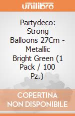 Partydeco: Strong Balloons 27Cm - Metallic Bright Green (1 Pack / 100 Pz.) giochi