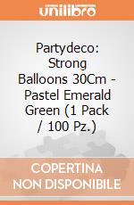 Partydeco: Strong Balloons 30Cm - Pastel Emerald Green (1 Pack / 100 Pz.) giochi
