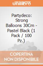 Partydeco: Strong Balloons 30Cm - Pastel Black (1 Pack / 100 Pz.) giochi