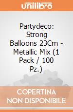 Partydeco: Strong Balloons 23Cm - Metallic Mix (1 Pack / 100 Pz.) giochi