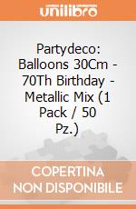 Partydeco: Balloons 30Cm - 70Th Birthday - Metallic Mix (1 Pack / 50 Pz.) giochi