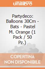 Partydeco: Balloons 30Cm - Bats - Pastel M. Orange (1 Pack / 50 Pz.) giochi