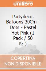 Partydeco: Balloons 30Cm - Dots - Pastel Hot Pink (1 Pack / 50 Pz.) giochi