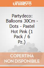 Partydeco: Balloons 30Cm - Dots - Pastel Hot Pink (1 Pack / 6 Pz.) giochi