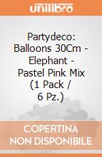 Partydeco: Balloons 30Cm - Elephant - Pastel Pink Mix (1 Pack / 6 Pz.) giochi