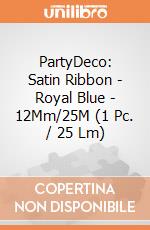 PartyDeco: Satin Ribbon - Royal Blue - 12Mm/25M (1 Pc. / 25 Lm) giochi