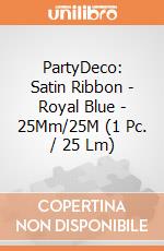 PartyDeco: Satin Ribbon - Royal Blue - 25Mm/25M (1 Pc. / 25 Lm) giochi