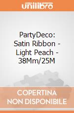 PartyDeco: Satin Ribbon - Light Peach - 38Mm/25M giochi