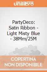 PartyDeco: Satin Ribbon - Light Misty Blue - 38Mm/25M giochi