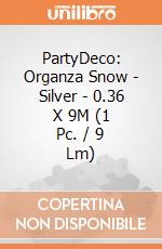 PartyDeco: Organza Snow - Silver - 0.36 X 9M (1 Pc. / 9 Lm) giochi
