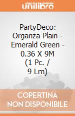 PartyDeco: Organza Plain - Emerald Green - 0.36 X 9M (1 Pc. / 9 Lm) giochi