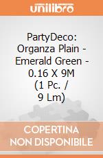 PartyDeco: Organza Plain - Emerald Green - 0.16 X 9M (1 Pc. / 9 Lm) giochi