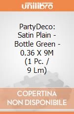 PartyDeco: Satin Plain - Bottle Green - 0.36 X 9M (1 Pc. / 9 Lm) giochi