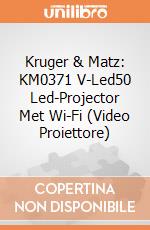 Kruger & Matz: KM0371 V-Led50 Led-Projector Met Wi-Fi (Video Proiettore) gioco