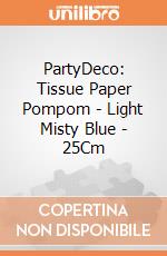 PartyDeco: Tissue Paper Pompom - Light Misty Blue - 25Cm giochi